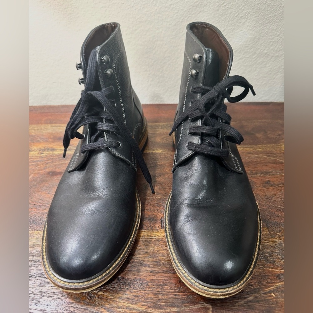 Men's Warfield‎ & Grand black leather  boots,.. size 9